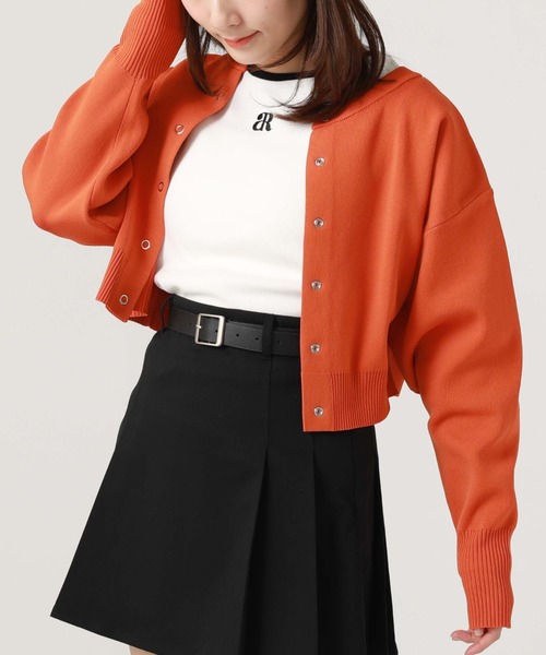 archives（アルシーヴ）の「スナップ釦クルーカーディガン（カーディガン/ボレロ・レディース・ブラック/ブルー/オフホワイト/グリーン/ラベンダー/オレンジ・MEDIUM）」の22枚目の写真