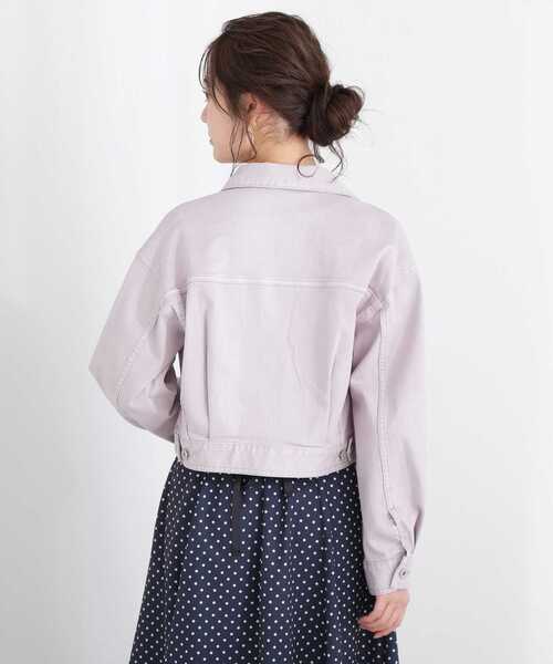 PROPORTION BODY DRESSING（プロポーションボディドレッシング）の「ショート丈ボリュームスリーブデニムＧジャン / 1213155200（テーラードジャケット・レディース・グレー/ブルー/ピンク・MEDIUM/SMALL）」の18枚目の写真