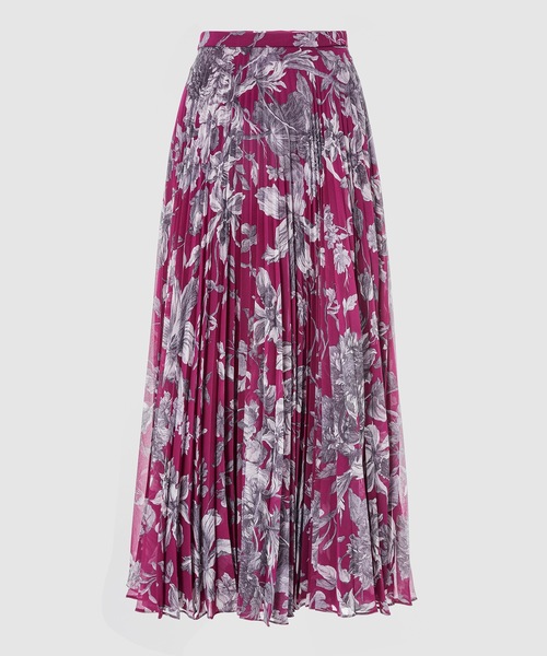 PLEATED ANKLE LENGTH SKIRT