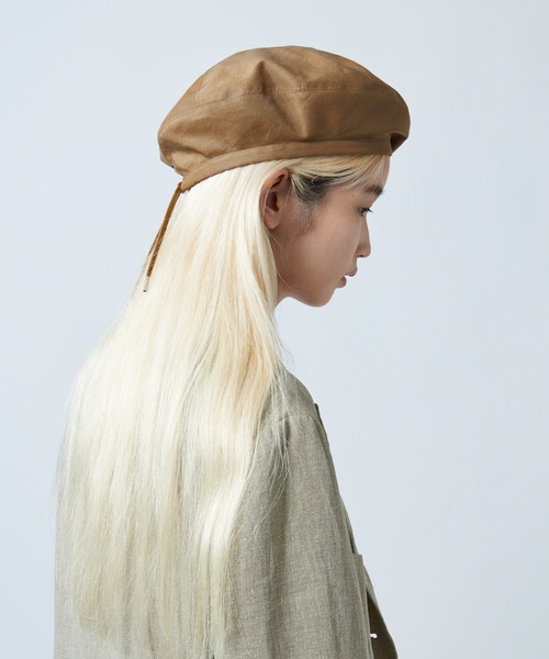 La Maison de Lyllis（メゾンドリリス）の「La Maison de Lyllis(ラ メゾン ド リリス) TIKA ティカ /2231006（ハンチング/ベレー帽・レディース・キャメル/スミクロ・F）」の5枚目の写真