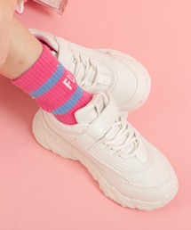 フェイクレザーダッドスニーカー