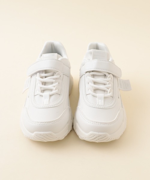 URBAN CHERRY（アーバンチェリー）の「フェイクレザーダッドスニーカー（スニーカー・キッズ・パープル/ホワイト・17.5cm/21.5cm/19.5cm/19.0cm/18.5cm/16.5cm/18.0cm/20.5cm/21.0cm）」の8枚目の写真