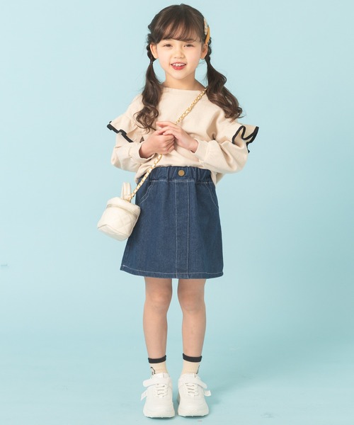 URBAN CHERRY（アーバンチェリー）の「フェイクレザーダッドスニーカー（スニーカー・キッズ・パープル/ホワイト・17.5cm/21.5cm/19.5cm/19.0cm/18.5cm/16.5cm/18.0cm/20.5cm/21.0cm）」の6枚目の写真