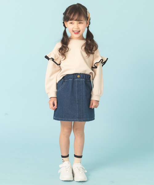 URBAN CHERRY（アーバンチェリー）の「フェイクレザーダッドスニーカー（スニーカー・キッズ・パープル/ホワイト・17.5cm/21.5cm/19.5cm/19.0cm/18.5cm/16.5cm/18.0cm/20.5cm/21.0cm）」の4枚目の写真