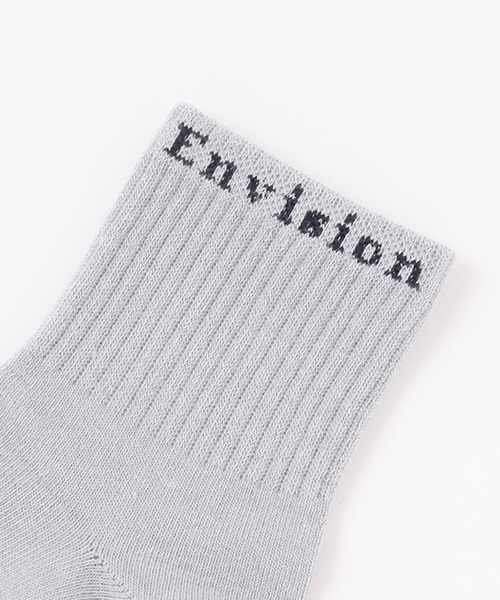 LOVETOXIC（ラブトキシック）の「クチロゴリブクルーソックス（ソックス/靴下・キッズ・オフホワイト/サックスブルー/ラベンダー/ブラック・FREE）」の5枚目の写真