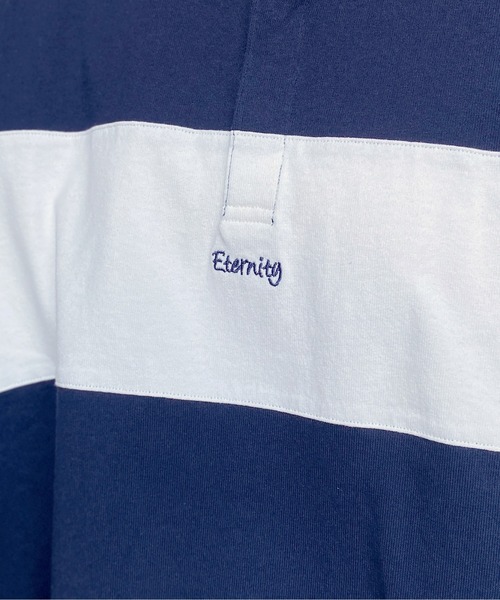 CPCM（シーピーシーエム）の「ヘビーウェイトラガーシャツ（ポロシャツ・レディース・オフホワイト/ネイビー/グリーン・LARGE/MEDIUM）」の9枚目の写真