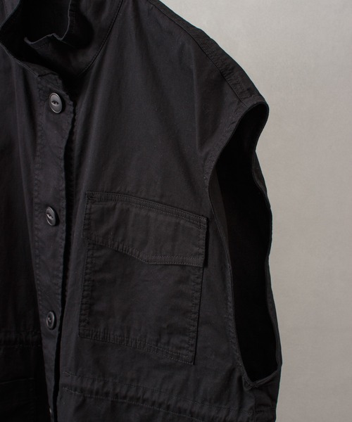 SpRay(スプレイ)の「ミリタリーベスト(ベスト・レディース・アイボリー/ブラック/カーキ・FREE)」の5枚目の写真