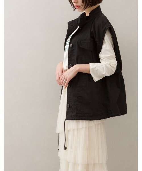 SpRay(スプレイ)の「ミリタリーベスト(ベスト・レディース・アイボリー/ブラック/カーキ・FREE)」の22枚目の写真