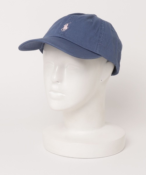 POLO RALPH LAUREN(ポロ ラルフ ローレン)の「コットン チノ ベースボール キャップ(キャップ・メンズ・ネイビー系1・ONE)」の2枚目の写真