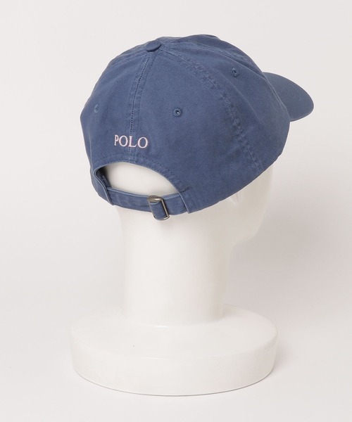 POLO RALPH LAUREN(ポロ ラルフ ローレン)の「コットン チノ ベースボール キャップ(キャップ・メンズ・ネイビー系1・ONE)」の3枚目の写真