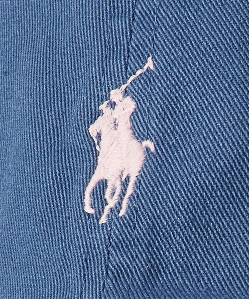 POLO RALPH LAUREN(ポロ ラルフ ローレン)の「コットン チノ ベースボール キャップ(キャップ・メンズ・ネイビー系1・ONE)」の5枚目の写真