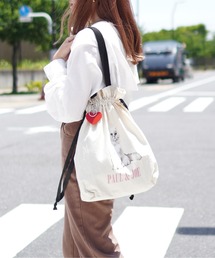【PAUL & JOE ACCESSOIRES /ポール アンド ジョー アクセソワ 】 キャンバス・フォトプリント トートバッグ