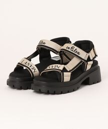 トラックソールベルクロストラップサンダル