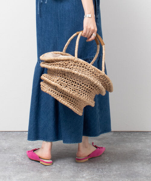 タイムセール【新品】バグマティ♡かごバッグ ♡五明祐子さんコラボアイテム クーポン】【セール 30%OFF】【五明祐子さんコラボアイテム