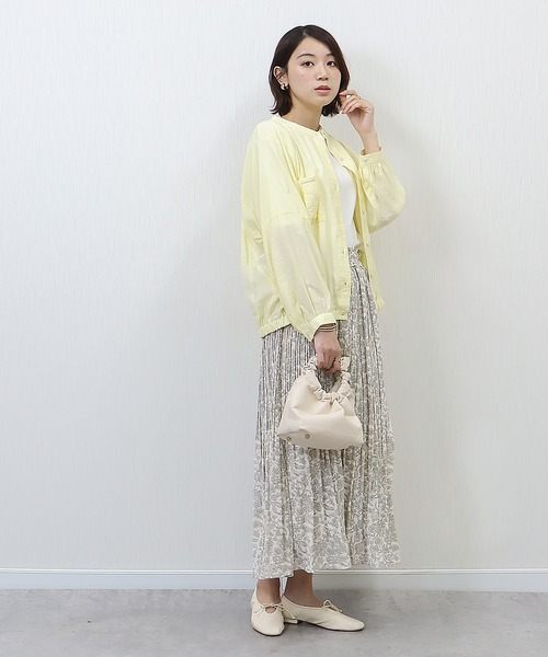 libelle more(リベル モア)の「シアーワークドルマンジャケット(ブルゾン・レディース・ベージュ/イエロー/ブラック/オフホワイト・M/L)」の21枚目の写真