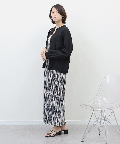 libelle more(リベル モア)の「シアーワークドルマンジャケット(ブルゾン・レディース・ベージュ/イエロー/ブラック/オフホワイト・M/L)」の14枚目の写真