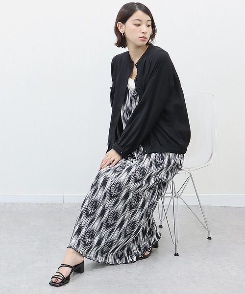 libelle more(リベル モア)の「シアーワークドルマンジャケット(ブルゾン・レディース・ベージュ/イエロー/ブラック/オフホワイト・M/L)」の15枚目の写真