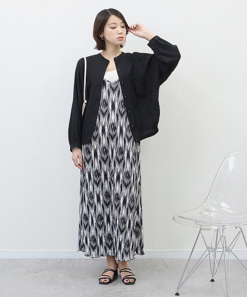 libelle more(リベル モア)の「シアーワークドルマンジャケット(ブルゾン・レディース・ベージュ/イエロー/ブラック/オフホワイト・M/L)」の13枚目の写真