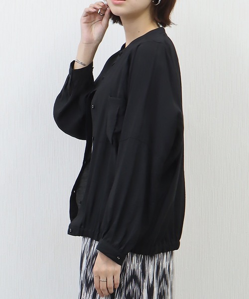 libelle more(リベル モア)の「シアーワークドルマンジャケット(ブルゾン・レディース・ベージュ/イエロー/ブラック/オフホワイト・M/L)」の18枚目の写真