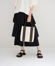 LANVIN en Bleu | キャンバスロゴトートバッグ(トートバッグ)