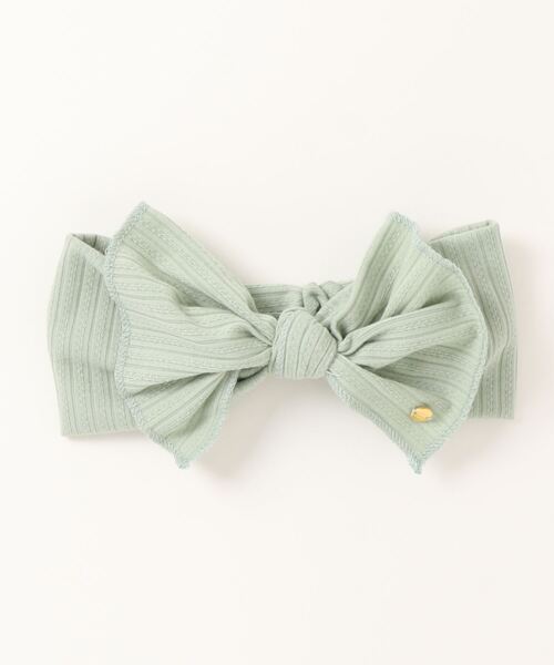 petit main（プティマイン）の「ヘアバンド（その他ベビー用品・キッズ・アイボリー/ライトグリーン/ライトピンク・FREE）」の6枚目の写真