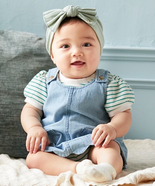 petit main（プティマイン）の「ヘアバンド（その他ベビー用品・キッズ・アイボリー/ライトグリーン/ライトピンク・FREE）」の9枚目の写真