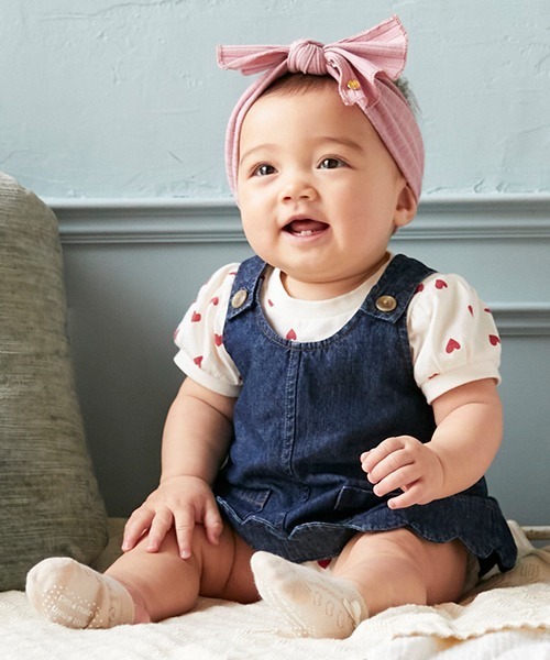 petit main（プティマイン）の「ヘアバンド（その他ベビー用品・キッズ・アイボリー/ライトグリーン/ライトピンク・FREE）」の8枚目の写真