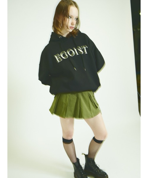 EGOIST(エゴイスト)の「カーゴポケットプリーツスカート(スカート・レディース・カーキ/ブラック/マルチ・M/S)」の13枚目の写真