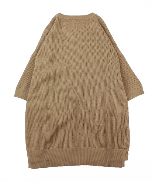 Universal Style Wear(ユニバーサルスタイルウェア)の「Universal Style Wear ニット Tee(Tシャツ/カットソー・メンズ・ベージュ/ターコイズブルー/ブラック/ライトグレー・X-LARGE/LARGE/MEDIUM)」の14枚目の写真