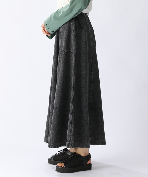 niko and...（ニコアンド）の「ベルトフレアアソートスカート（スカート・レディース・ベージュ/ライトブルー/サックスブルー/オフホワイト/チャコール・LARGE/MEDIUM）」の12枚目の写真