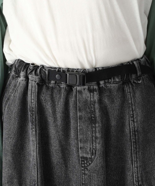 niko and...（ニコアンド）の「ベルトフレアアソートスカート（スカート・レディース・ベージュ/ライトブルー/サックスブルー/オフホワイト/チャコール・LARGE/MEDIUM）」の14枚目の写真