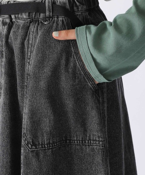 niko and...（ニコアンド）の「ベルトフレアアソートスカート（スカート・レディース・ベージュ/ライトブルー/サックスブルー/オフホワイト/チャコール・LARGE/MEDIUM）」の16枚目の写真