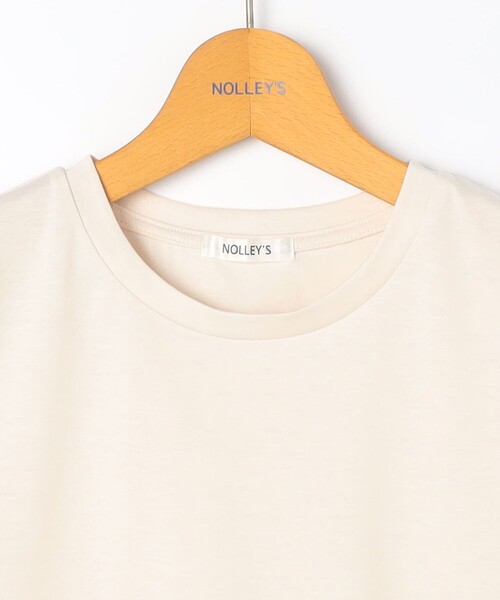 NOLLEY’S(ノーリーズ)の「5C BASIC 半袖Tシャツ(Tシャツ/カットソー・レディース・ベージュ/ロイヤルブルー/ボルドー/キャメル/ホワイト/ホワイト系その他5/ブラック/チャコールグレー・38/36)」の20枚目の写真