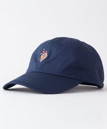 U.S. POLO ASSN.（ユーエスポロアッスン）の「【U.S.POLO ASSN./ユーエスポロアッスン】コットンツイル　ワンポイントブランドロゴ刺繍　ローキャップ（キャップ）」