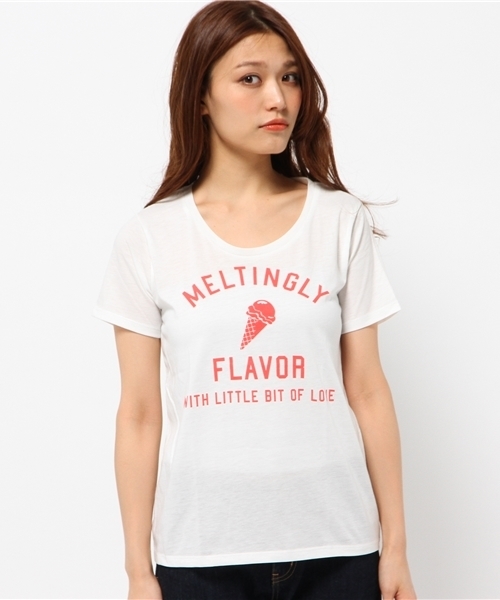 OUTLET(アウトレット)の「【CIAOPANIC TYPY】アイスクリームT(Tシャツ/カットソー・レディース・ホワイト・FREE)」の6枚目の写真