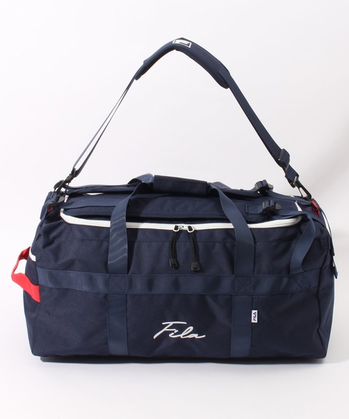 FILA(フィラ)の「【FILA/フィラ】3WAYボストンバッグ(ボストンバッグ・メンズ・ブラック/トリコロール・FREE)」の2枚目の写真
