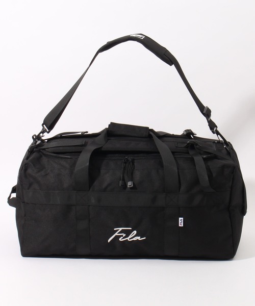 FILA(フィラ)の「【FILA/フィラ】3WAYボストンバッグ(ボストンバッグ・メンズ・ブラック/トリコロール・FREE)」の1枚目の写真