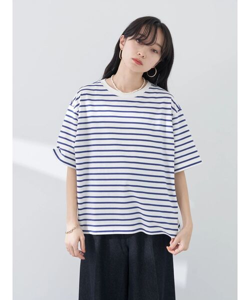 BOXシルエットT(汗じみ防止)