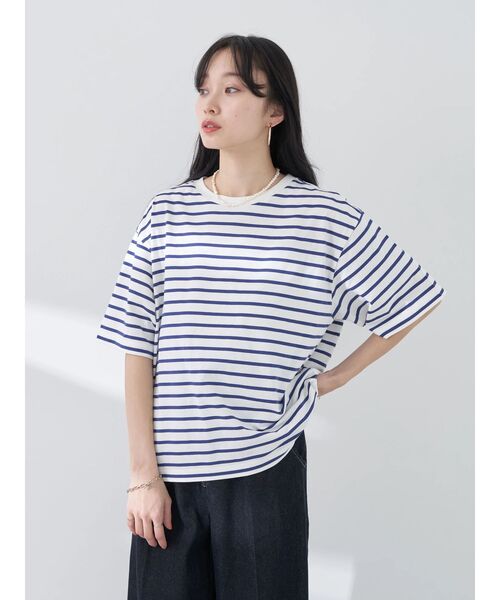 BOXシルエットT(汗じみ防止)
