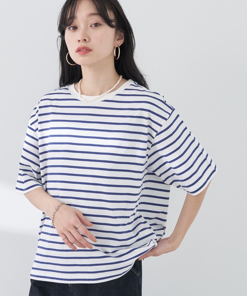 BOXシルエットT(汗じみ防止)