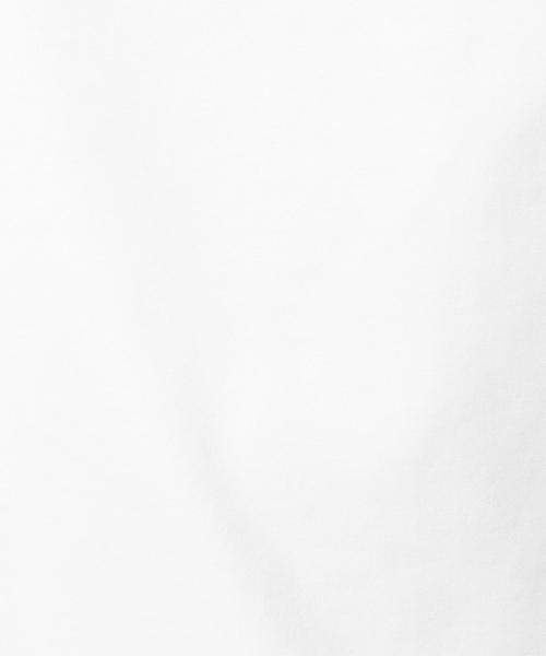 UNITED ARROWS（ユナイテッドアローズ）の「UAS スムース コットン サイド ジップ クルーネック（Tシャツ/カットソー・メンズ・ホワイト/ブラック・MEDIUM/SMALL/LARGE）」の6枚目の写真