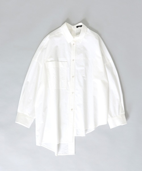 DRESSLAVE（ドレスレイブ）の「asymmetric color over shirt 