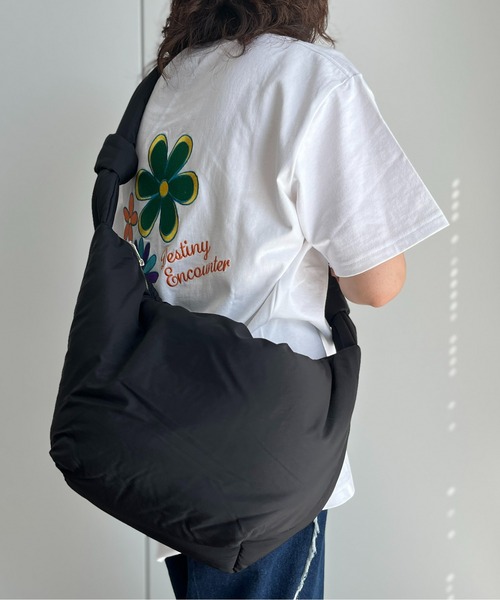 CPCM（シーピーシーエム）の「ナイロンBIGショルダー（ショルダーバッグ・レディース・ベージュ/ブラック/ブルー・FREE）」の6枚目の写真