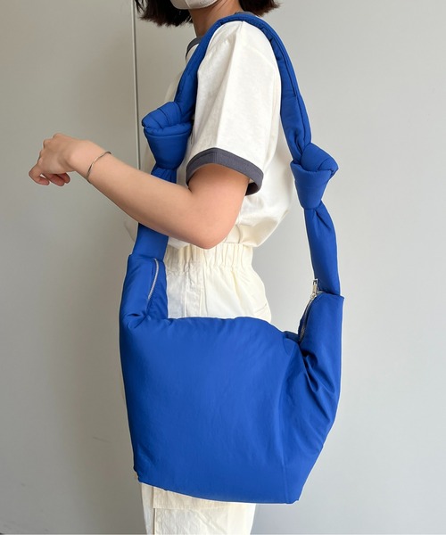 CPCM（シーピーシーエム）の「ナイロンBIGショルダー（ショルダーバッグ・レディース・ベージュ/ブラック/ブルー・FREE）」の13枚目の写真