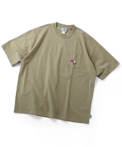 7.4oz ﾙｱｰ刺繍ﾋﾞｯｸﾞﾎﾟｹｯﾄTEE