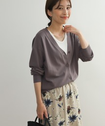 URBAN RESEARCH DOORS | ハイツイストコットンVネックカーディガン(カーディガン/ボレロ)