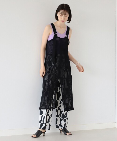 Ray BEAMS（レイビームス）の「Ray BEAMS / ジオメトリック プリント パンツ（その他パンツ・レディース・ロイヤルブルー/ブラック・0/1）」の9枚目の写真