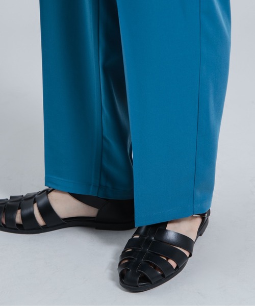 WEGO(ウィゴー)の「WEGO/【WEB限定】【セットアップ対応】トロミ 2タックワイドスラックス(スラックス・メンズ・ブラック/ワイン/ブルー系その他/ライトグレー・MEDIUM/LARGE)」の16枚目の写真