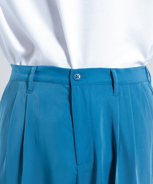 WEGO(ウィゴー)の「WEGO/【WEB限定】【セットアップ対応】トロミ 2タックワイドスラックス(スラックス・メンズ・ブラック/ワイン/ブルー系その他/ライトグレー・MEDIUM/LARGE)」の11枚目の写真