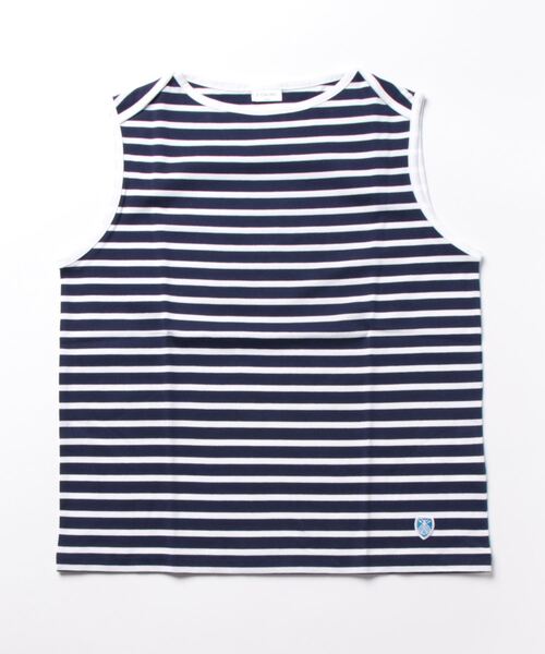 ORCIVAL(オーシバル)の「SLEEVELESS BOAT NECK P.O.(その他トップス・レディース・ブラック/ホワイト系その他2/ブルー系その他/ホワイト系その他/ホワイト系その他3/ホワイト/ホワイト系その他4/ホワイト系その他5・1)」の1枚目の写真
